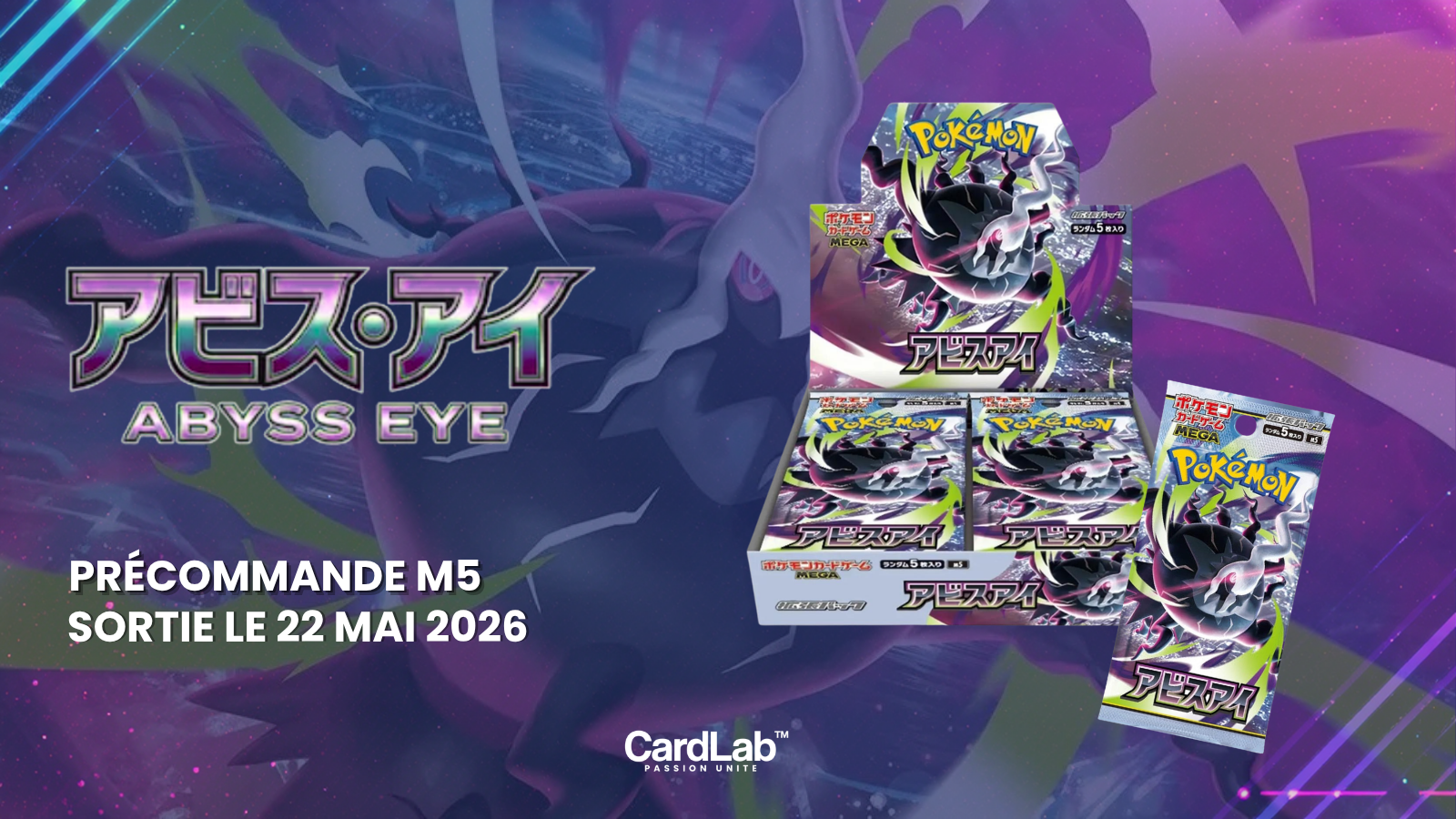 The Pokémon Company révèle la date de sortie du set japonais Abyss Eye