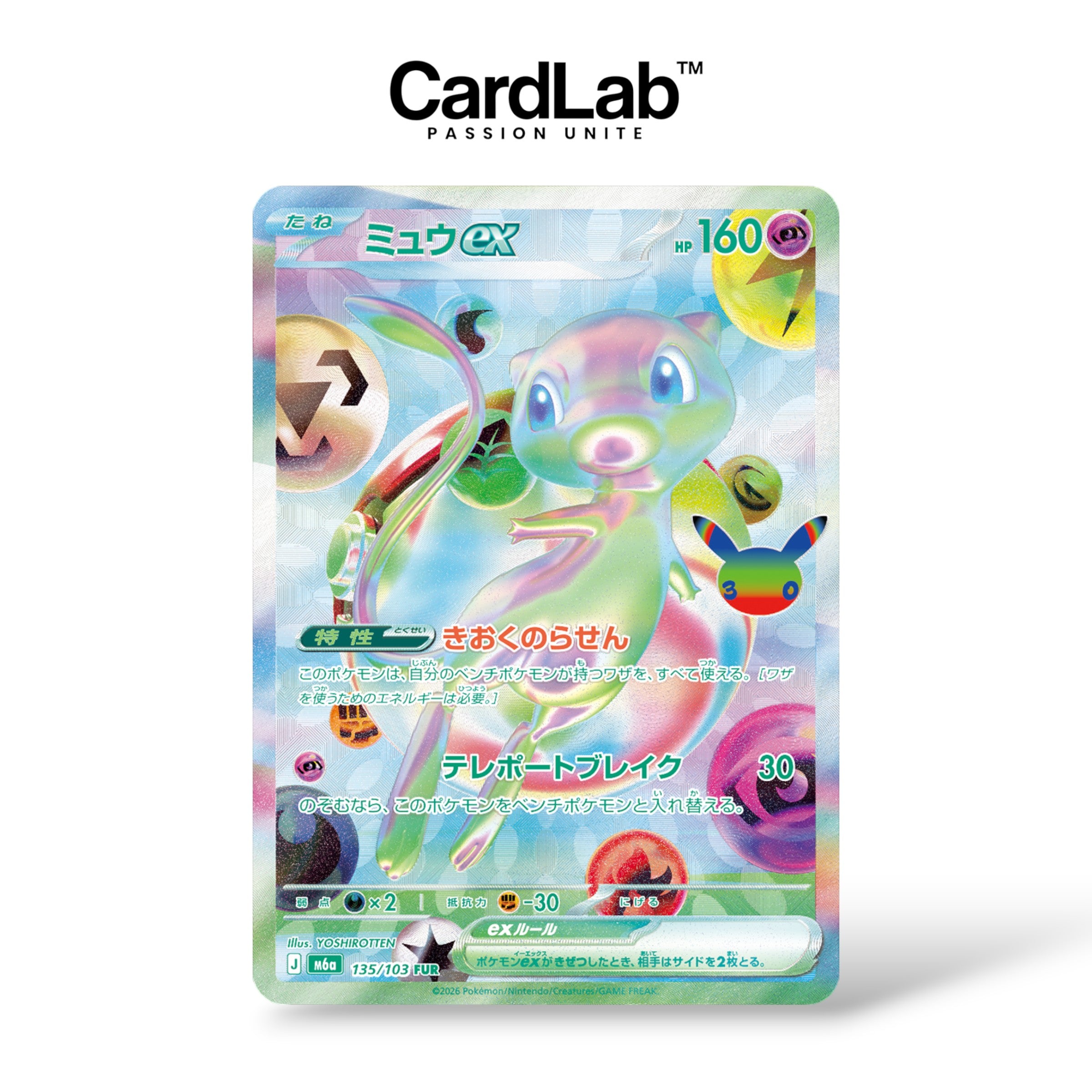 Display Pokémon 30th Celebration - M6a