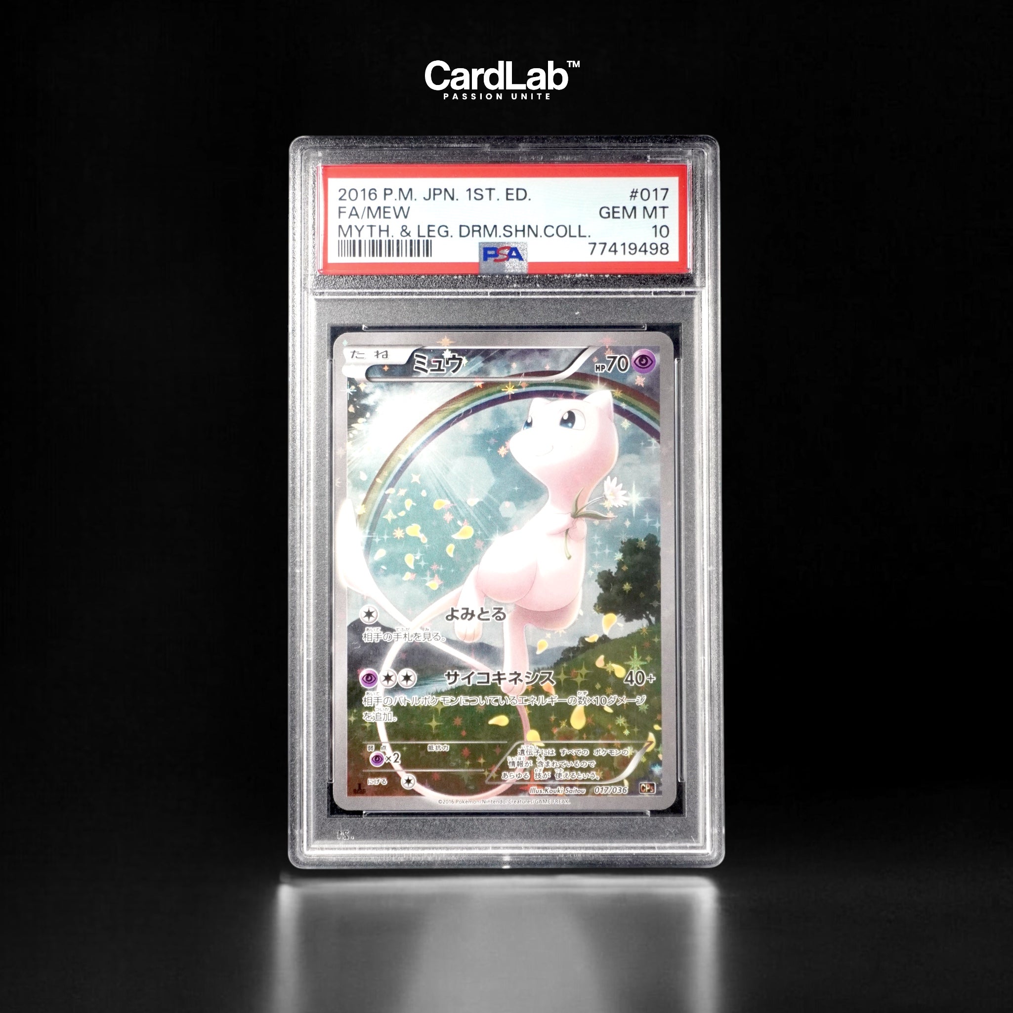 Mew FA 017/036 PSA 10