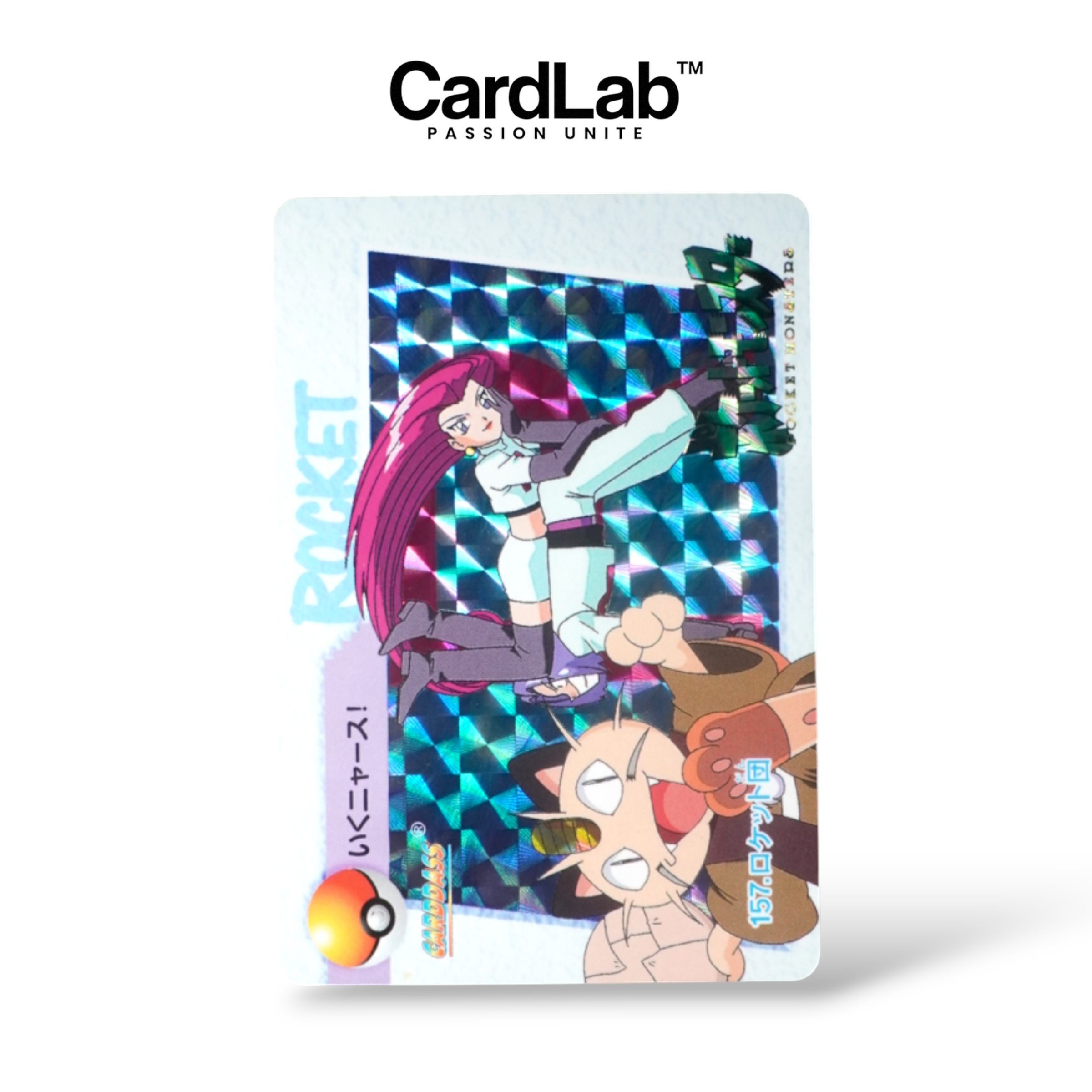 Team Rocket Prism 157 Carddass Anime