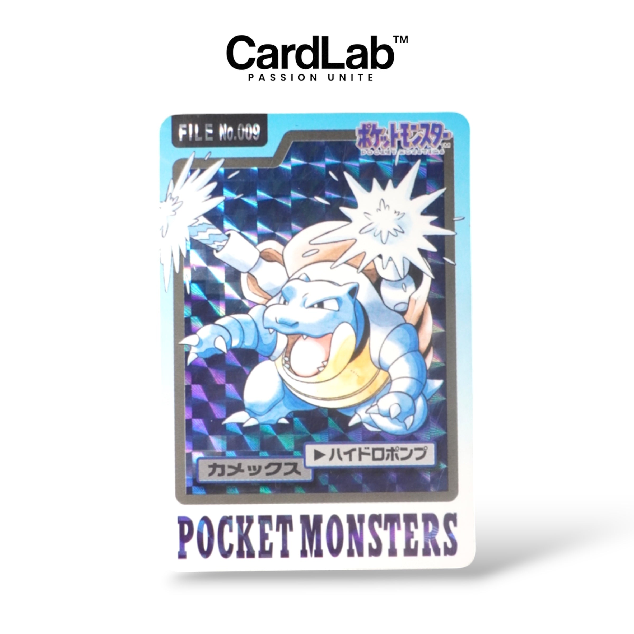 Tortank / Blastoise Prism Carddass