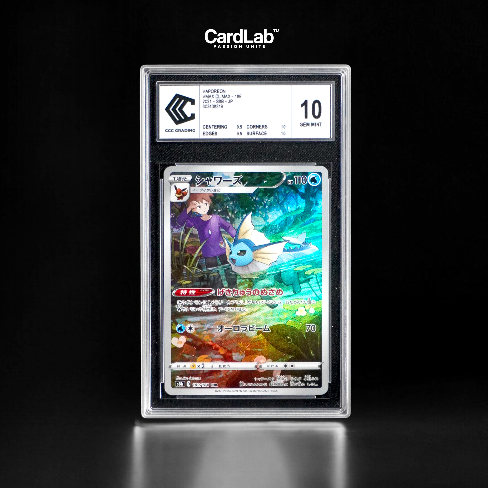 Aquali / Vaporeon CHR 189/184 CCC 10