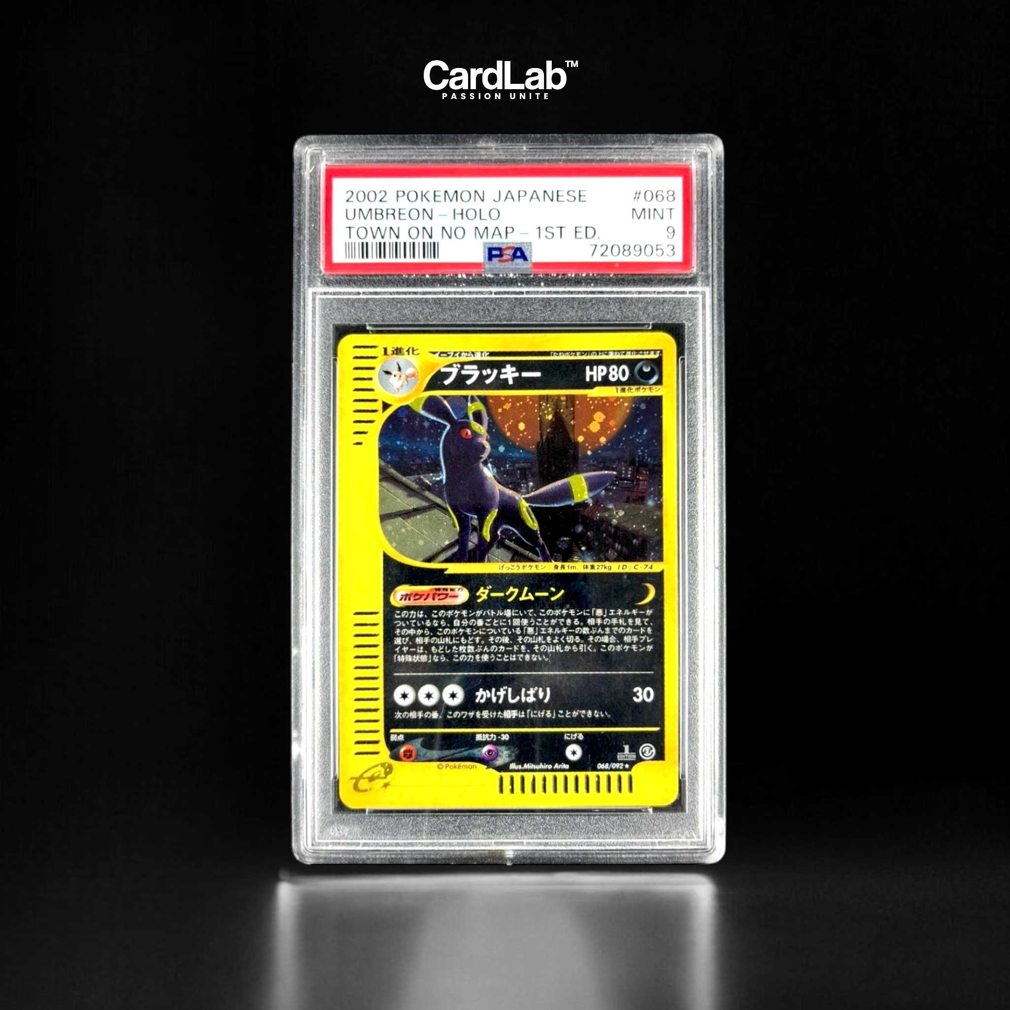 Noctali Holo 068/092 1st PSA 9