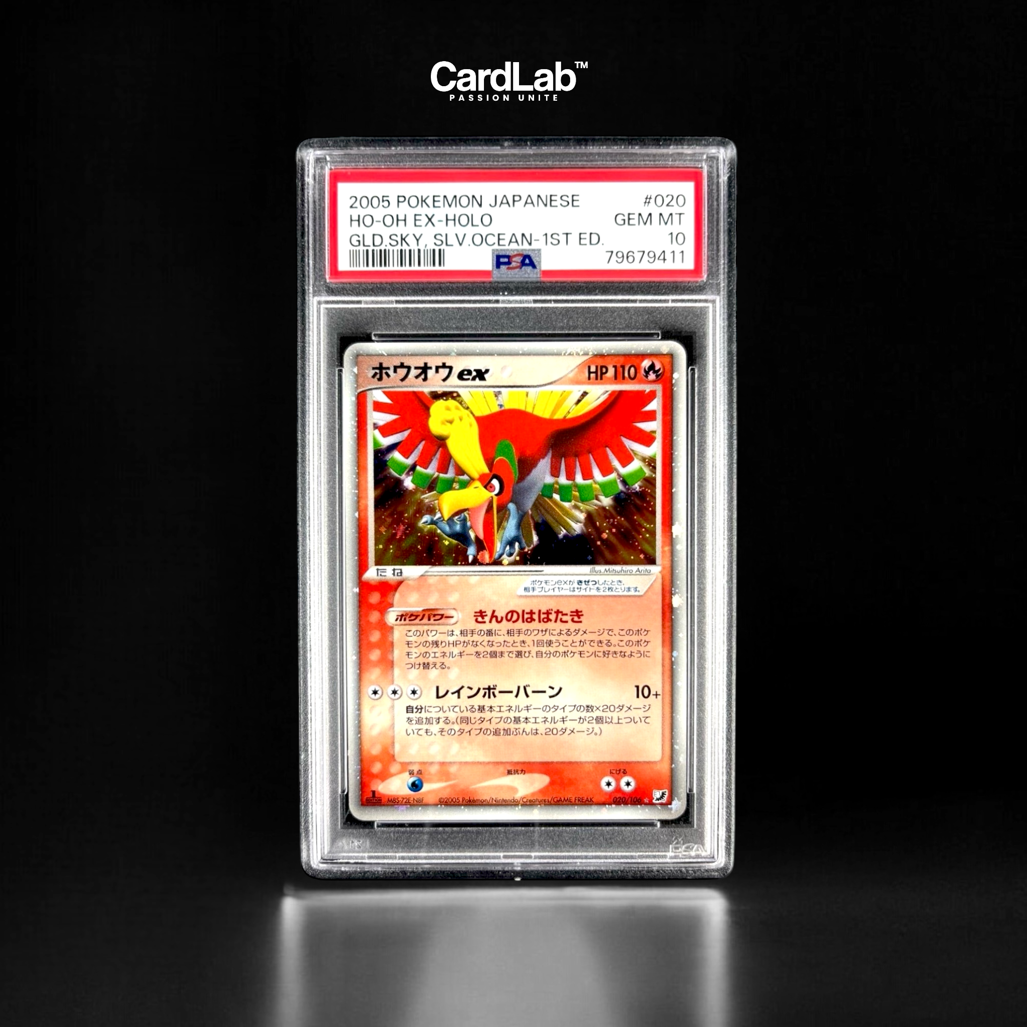 Ho-Oh ex 020/106 1st PSA 10