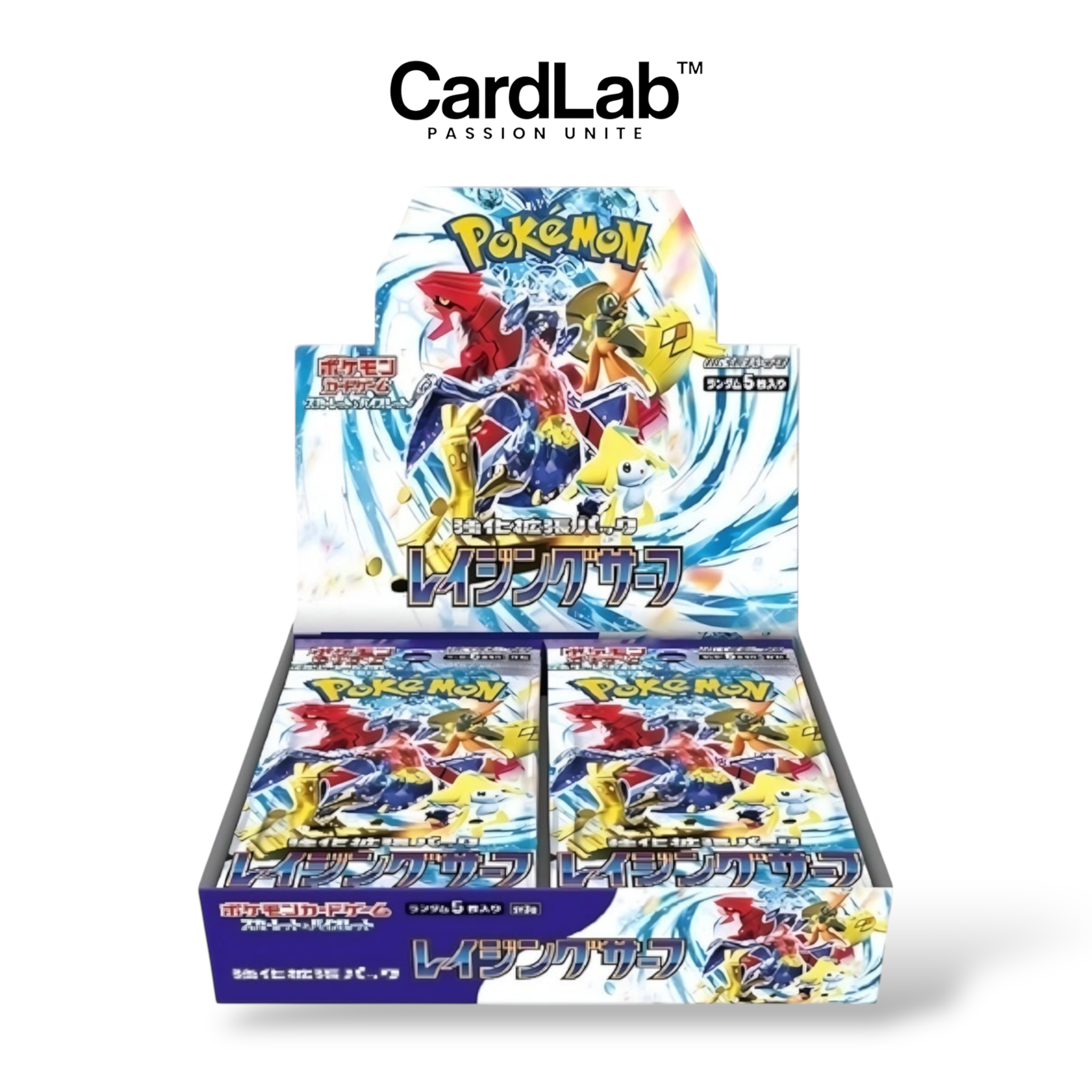 Display x1 SV3a "Raging Surf" [𝗣𝗿𝗶𝘅 𝗣𝗿𝗲́𝗳𝗲́𝗿𝗲𝗻𝘁𝗶𝗲𝗹𝘀] - CardLab™