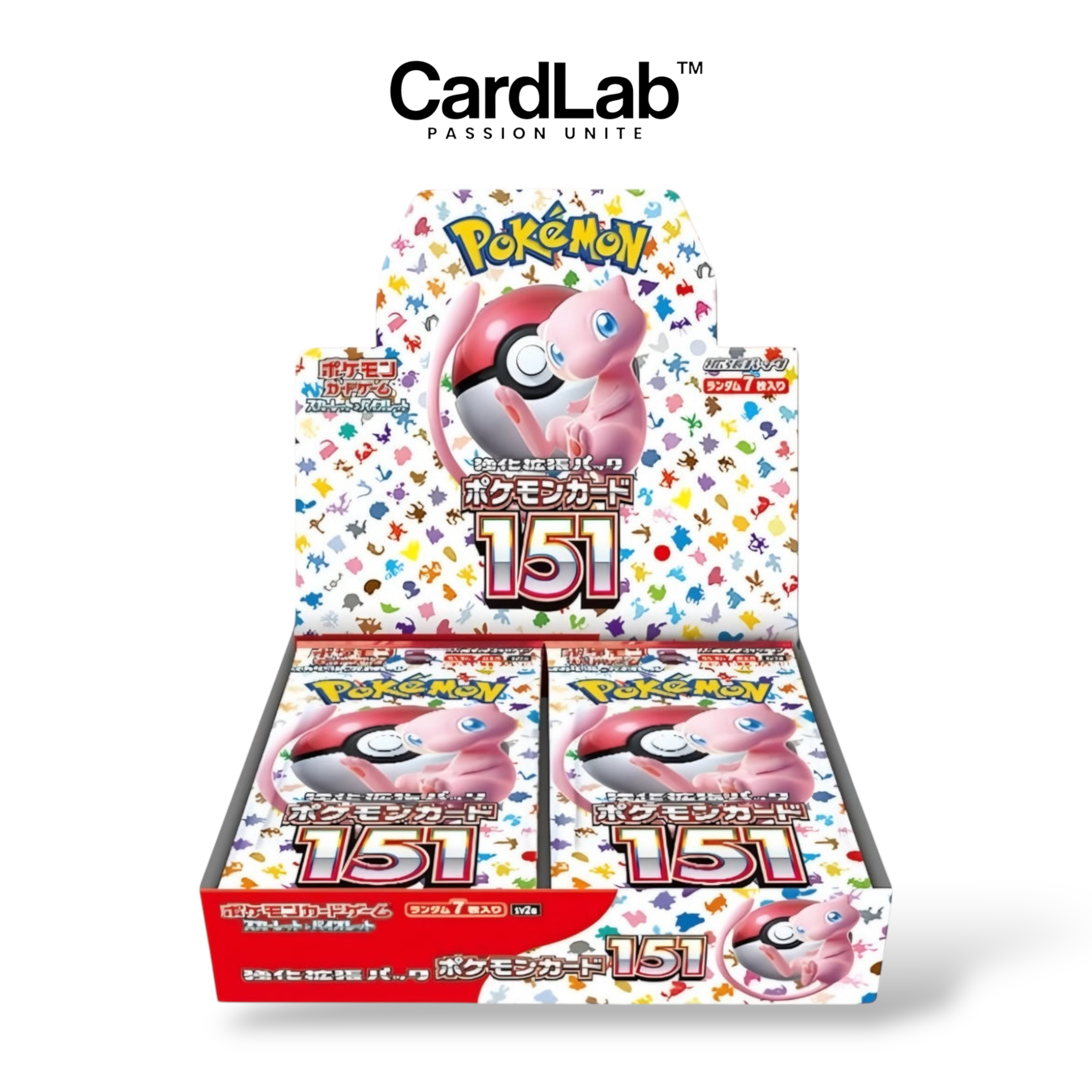Display x1 SV2a "151" [𝗣𝗿𝗶𝘅 𝗣𝗿𝗲́𝗳𝗲́𝗿𝗲𝗻𝘁𝗶𝗲𝗹𝘀] - CardLab™