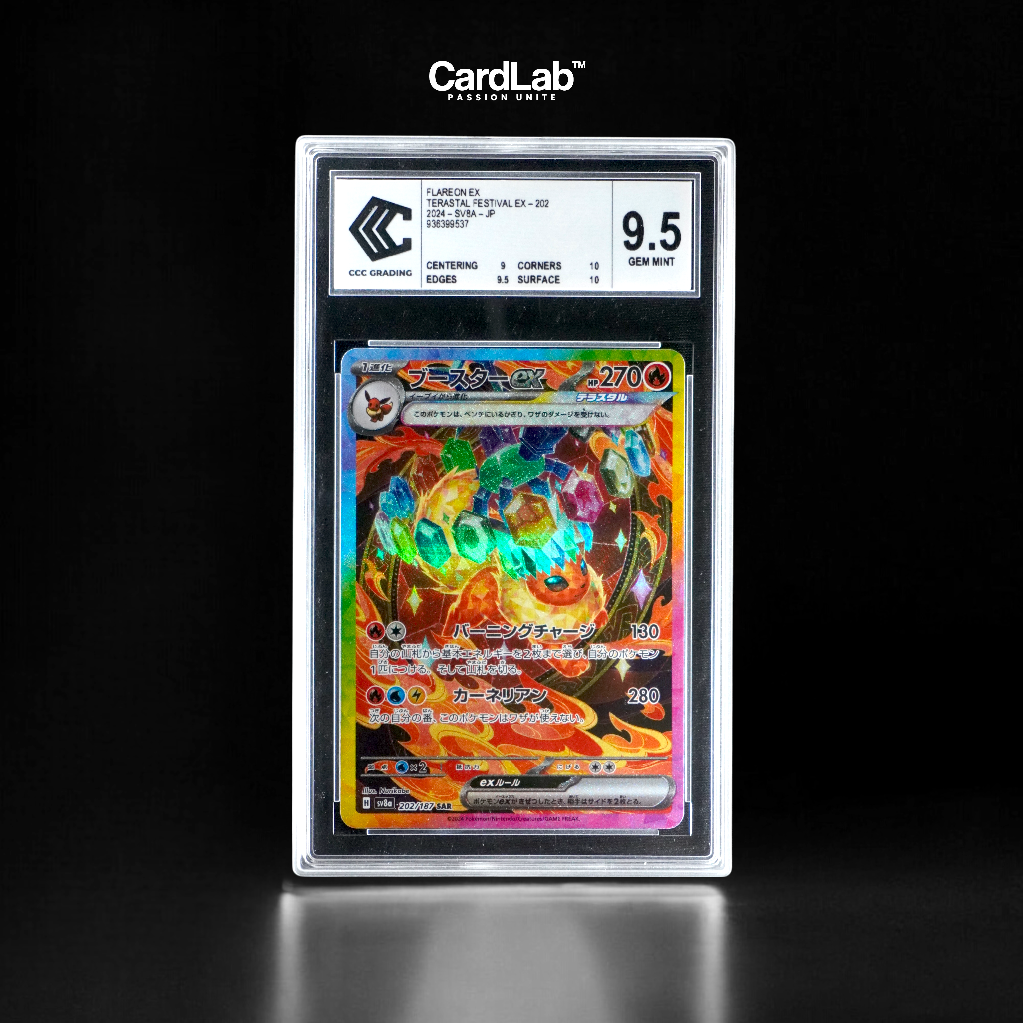 Pyroli EX SAR 202/187 CCC 9.5