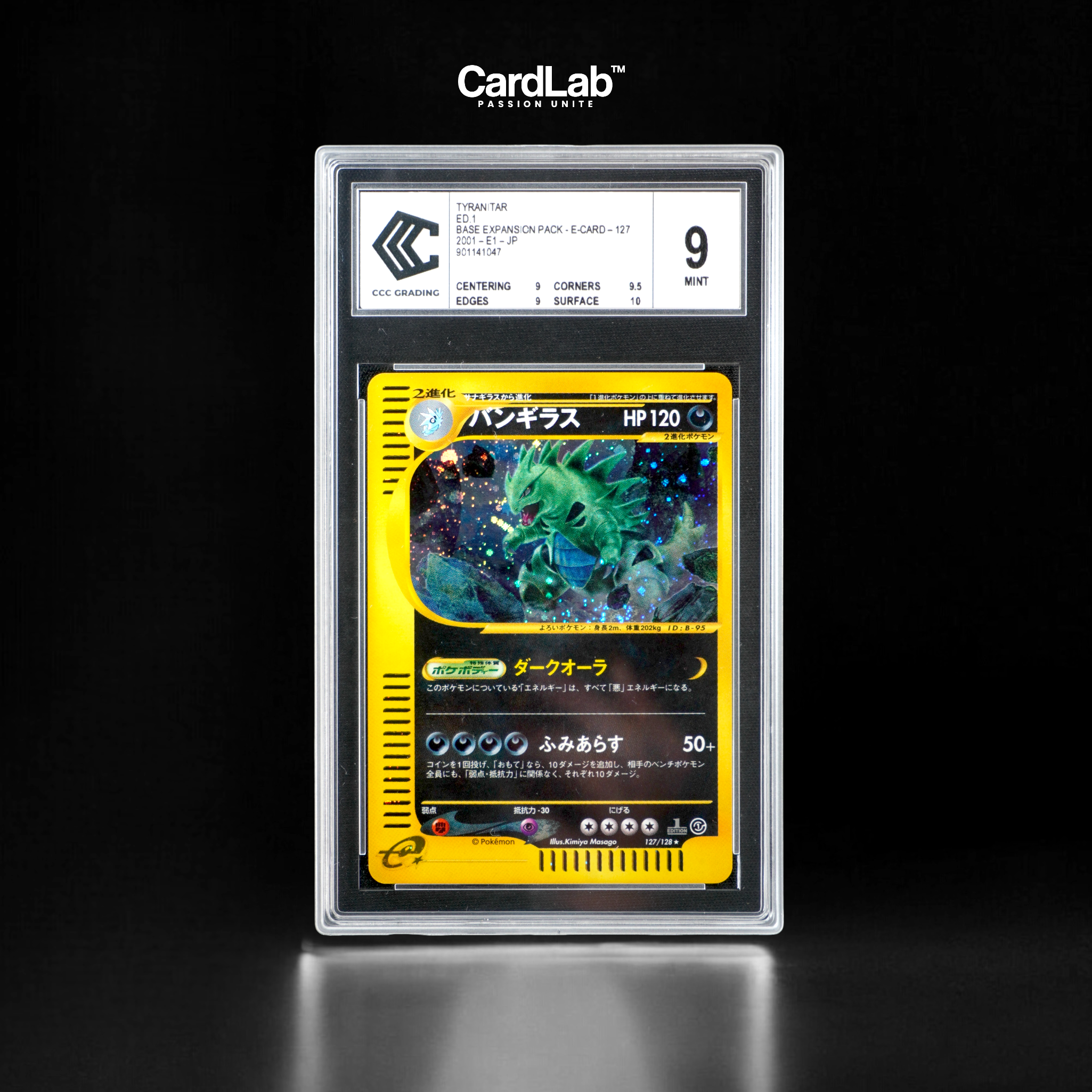 Tyranocif Holo 127/128 1st CCC 9